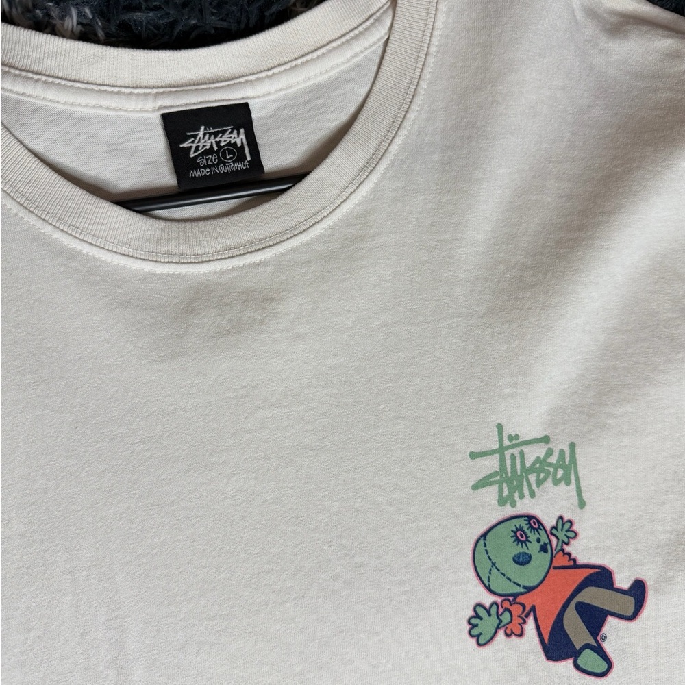 STUSSY DOLLIE PIGMENT DYED TEE NATURAL - LARGE NWOT Size Large - Picture 5 of 8